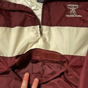 Texas A&M rain jacket